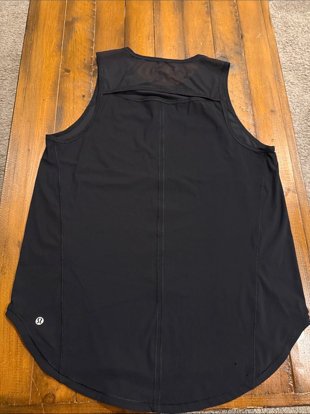 lululemon athletica Black Sleeveless Tank Top